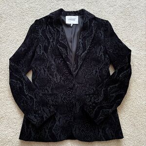 Frame Velvet Python Blazer